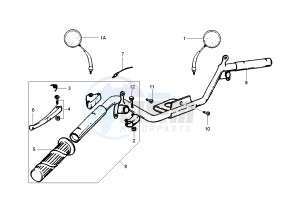 LIBERTY 4T 50 drawing Rear brake control