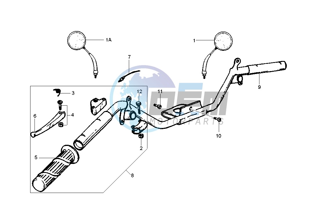 Rear brake control