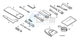 CB600FAA Europe Direct - (ED / ABS 25K) drawing TOOLS