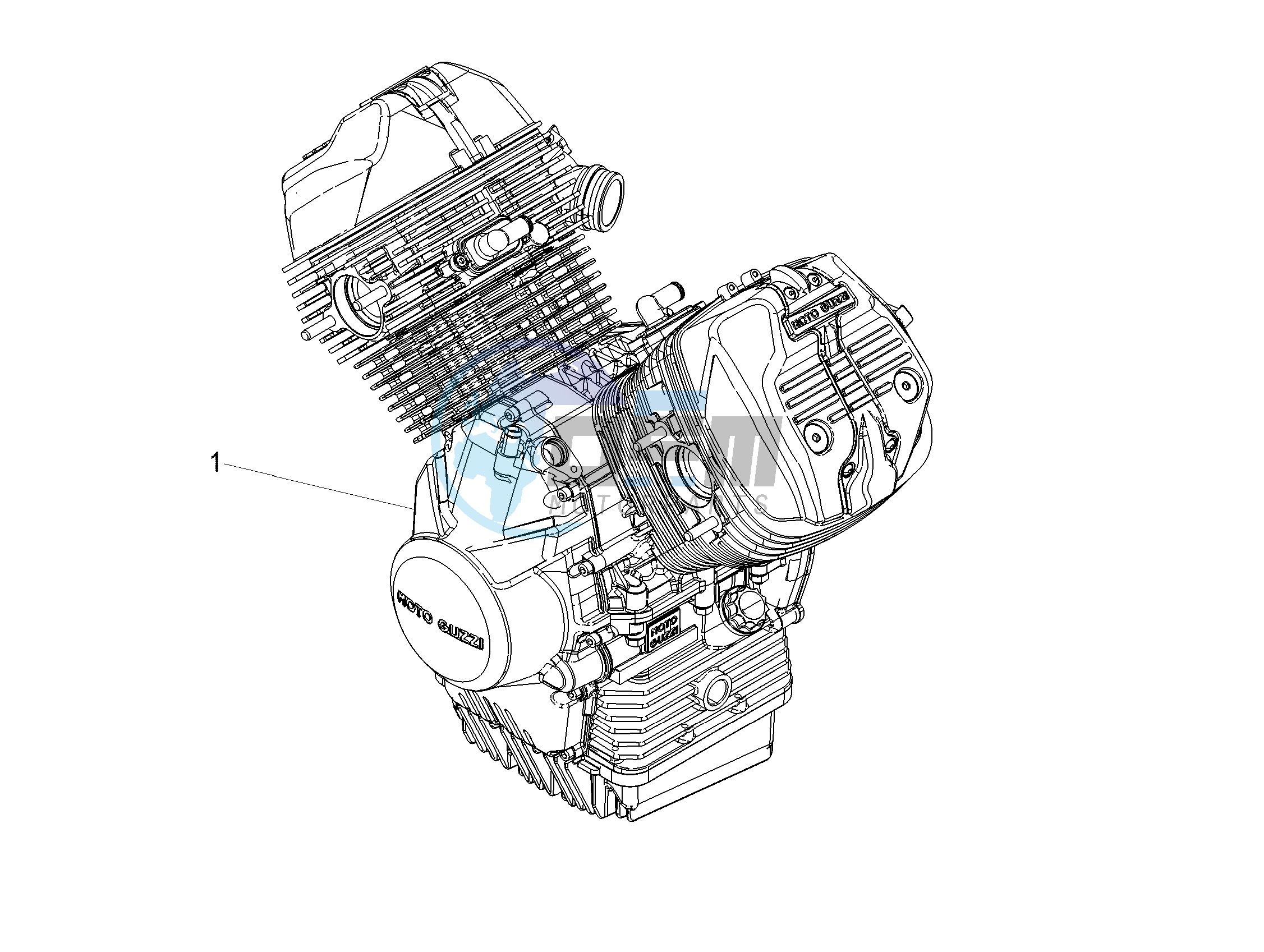 Engine-Completing part-Lever