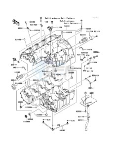 Z750R ABS ZR750PBF FR GB XX (EU ME A(FRICA) drawing Crankcase