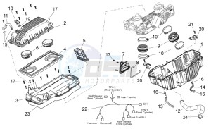 Shiver 750 USA USA drawing Air box