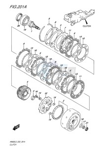 AN650Z ABS BURGMAN EXECUTIVE EU drawing CLUTCH