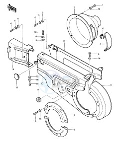 KLT 200 A [KLT200] (A4-A4A DUCKSTER) [KLT200] drawing CHAIN CASE