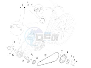 Wi-Bike Enel 0 drawing Gear shift (NUVINCI MECH)