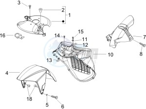 Runner 200 VXR 4t Race (UK) UK drawing Wheel housing - Mudguard