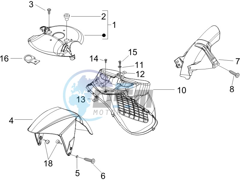 Wheel housing - Mudguard