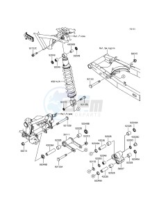 KLX125 KLX125CFF XX (EU ME A(FRICA) drawing Suspension/Shock Absorber