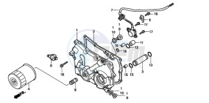 GL1500CT VALKYRIE drawing TRANSMISSION COVER