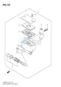 SFV650 (E21) Gladius drawing FRONT MASTER CYLINDER (SFV650AL1 E21)