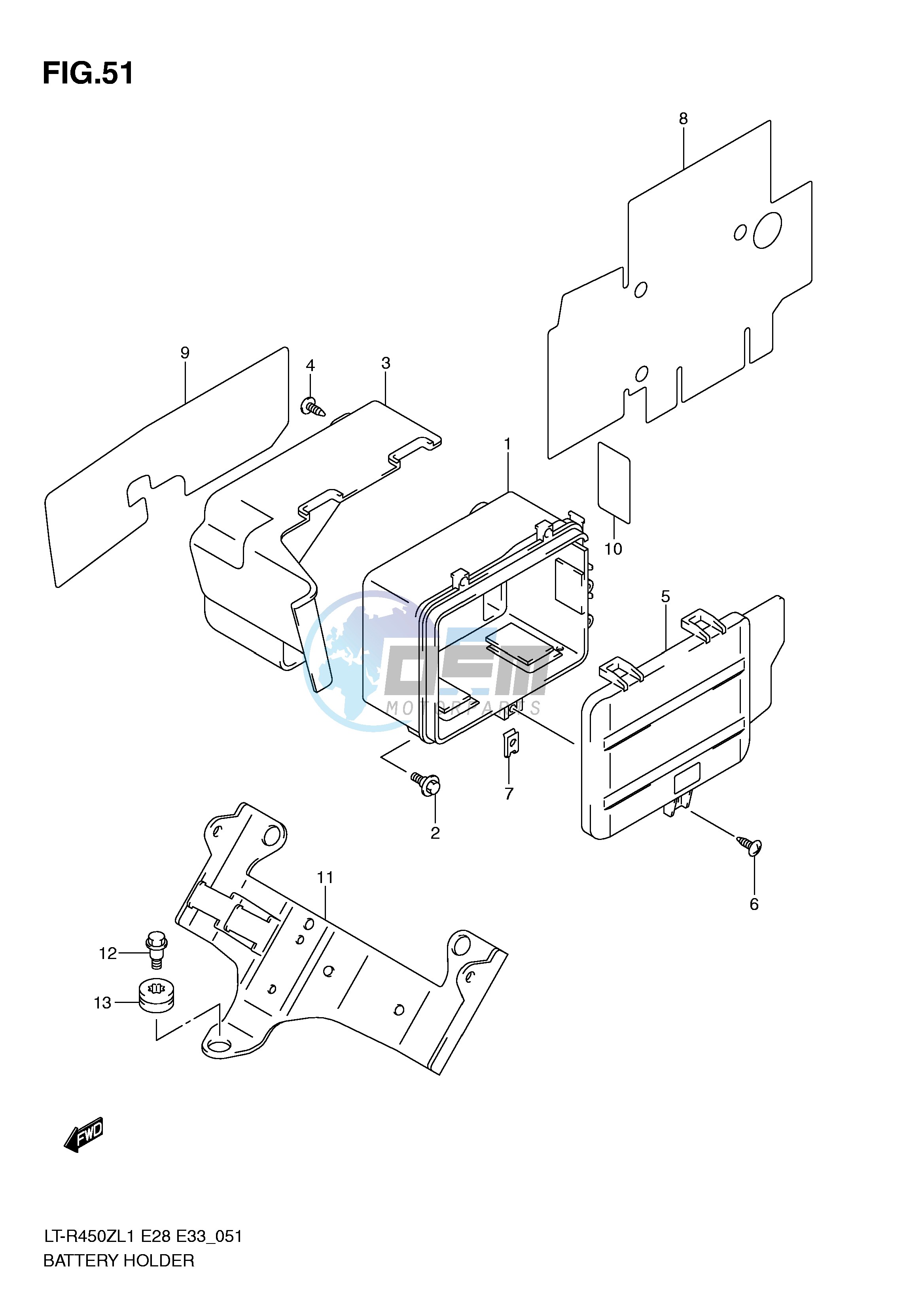 BATTERY HOLDER