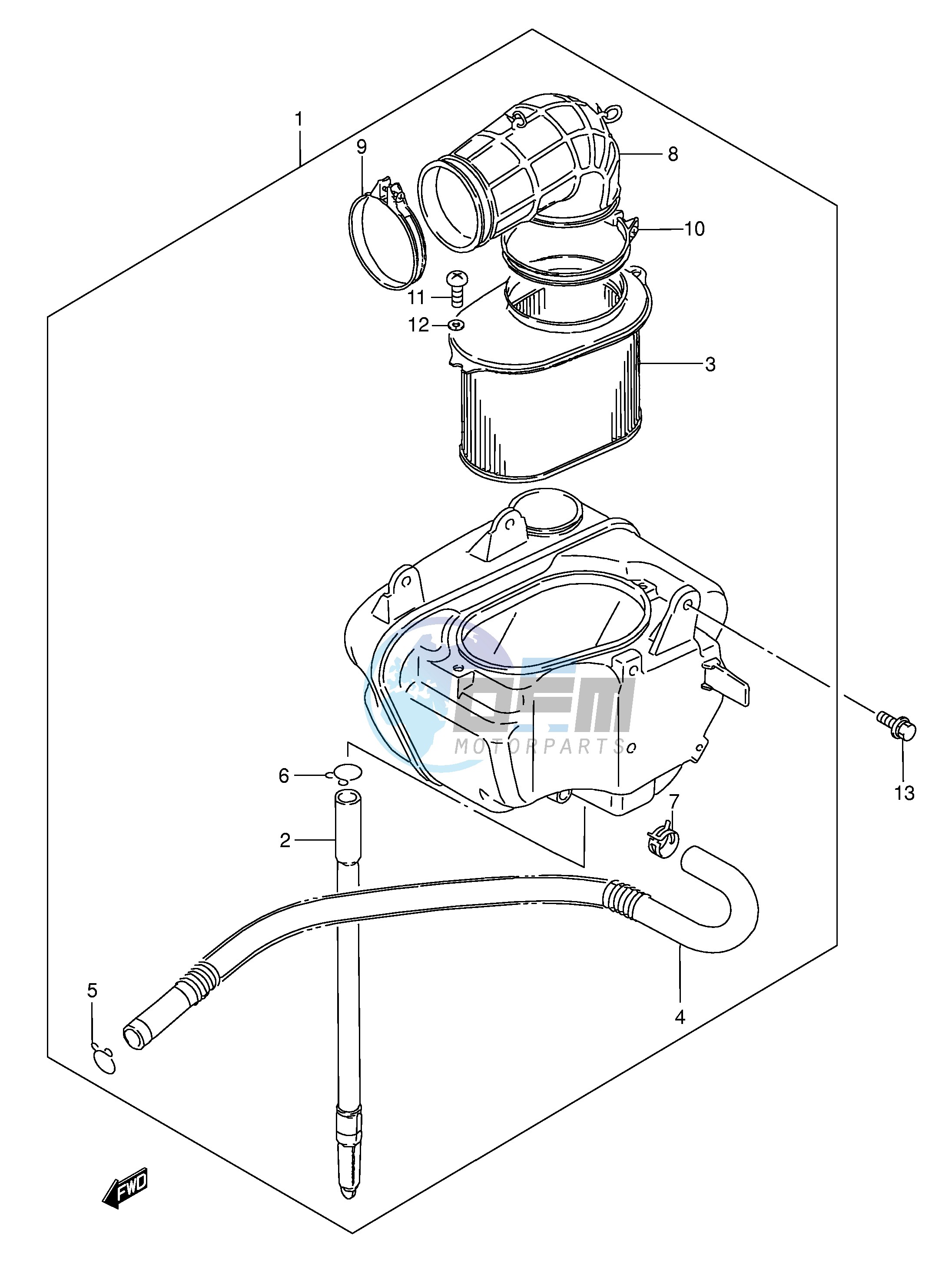 AIR CLEANER (REAR)