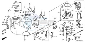 CRF450RA Australia - (U) drawing FUEL TANK