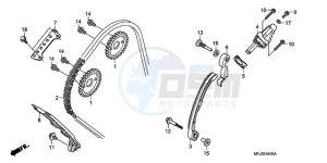 CBR600RR9 BR / MME SPC - (BR / MME SPC) drawing CAM CHAIN/TENSIONER