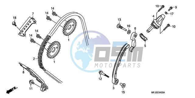 CAM CHAIN/TENSIONER