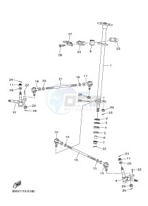 YZF250F YZ250F (BW47) drawing STEERING