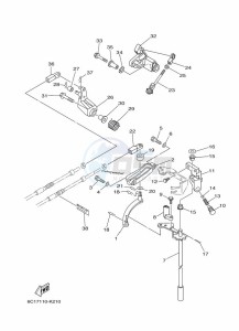 F40DETL drawing THROTTLE-CONTROL