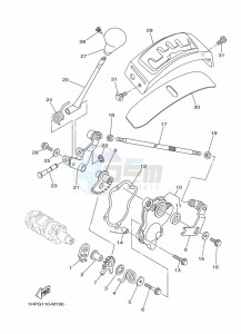 YFM700FWAD GRIZZLY 700 EPS (BLTH) drawing SHIFT SHAFT