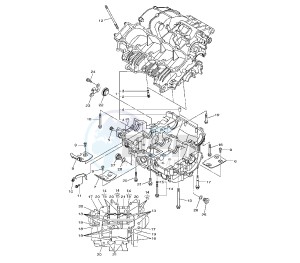 YZF R1 1000 drawing CRANKCASE