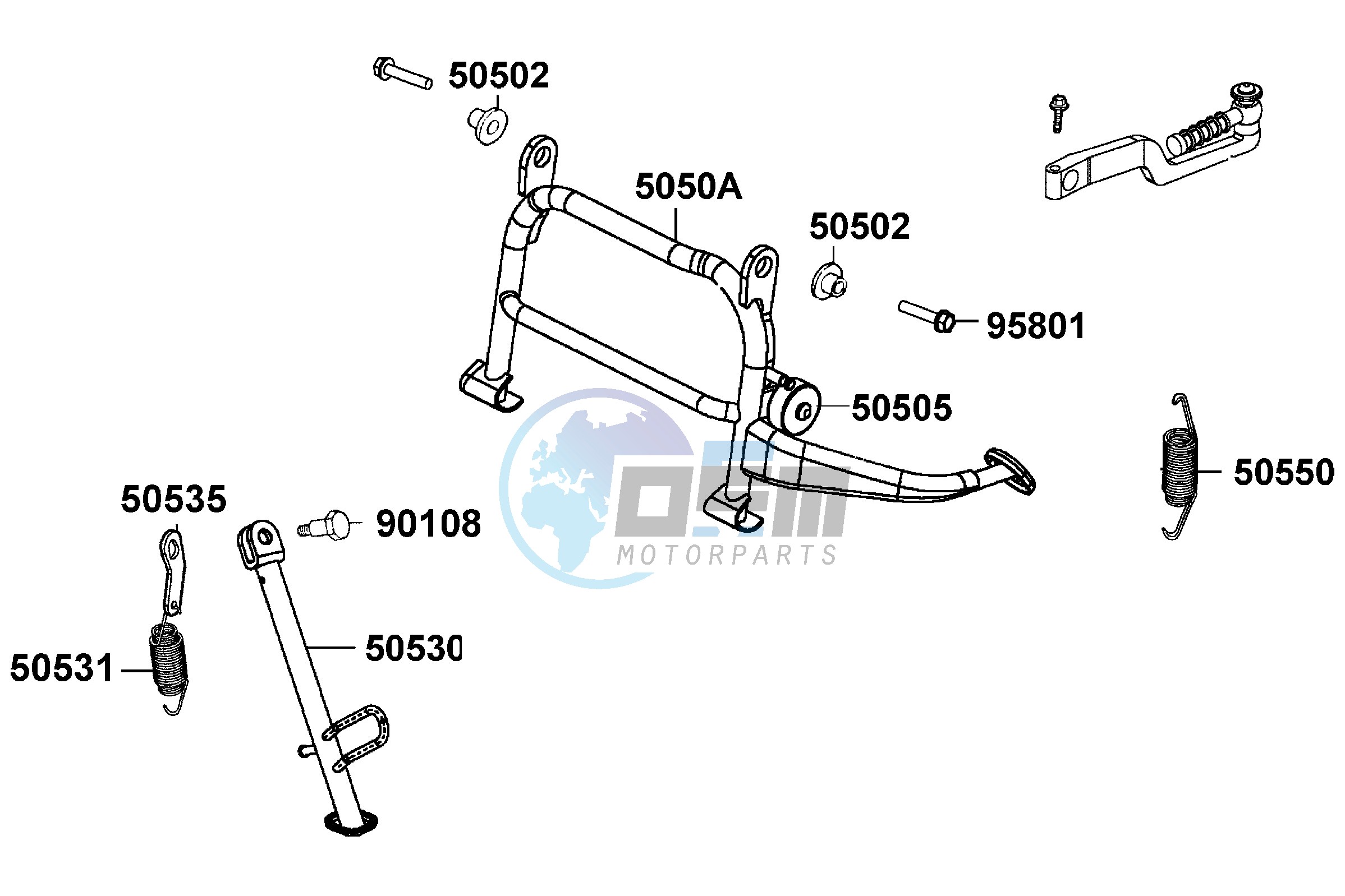 Stand - Kick Starter Arm