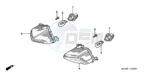 VFR8009 Europe Direct - (ED / MME) drawing WINKER