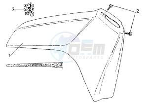 ST RAPIDO - 50 cc drawing FRONT FENDER