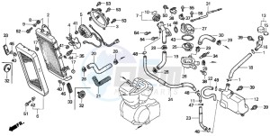 VT1100C drawing RADIATOR