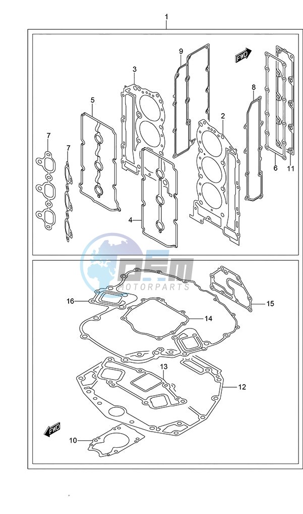 Gasket Set (DF 250S)