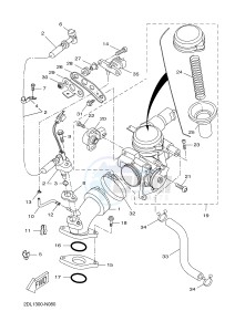 YPR250RA XMAX 250 ABS EVOLIS 250 ABS (2DLA 2DLA) drawing INTAKE