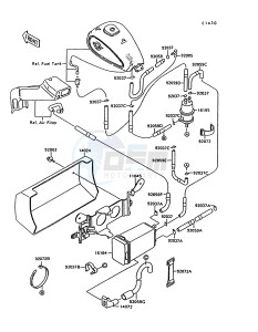 VN 1500 A [VULCAN 1500] (A10-A13) [VULCAN 1500] drawing FUEL EVAPORATIVE SYSTEM