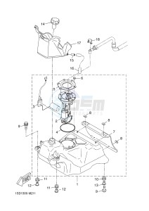 YP400RA X-MAX 400 ABS X-MAX (1SDC 1SDC 1SDC 1SDC) drawing FUEL TANK