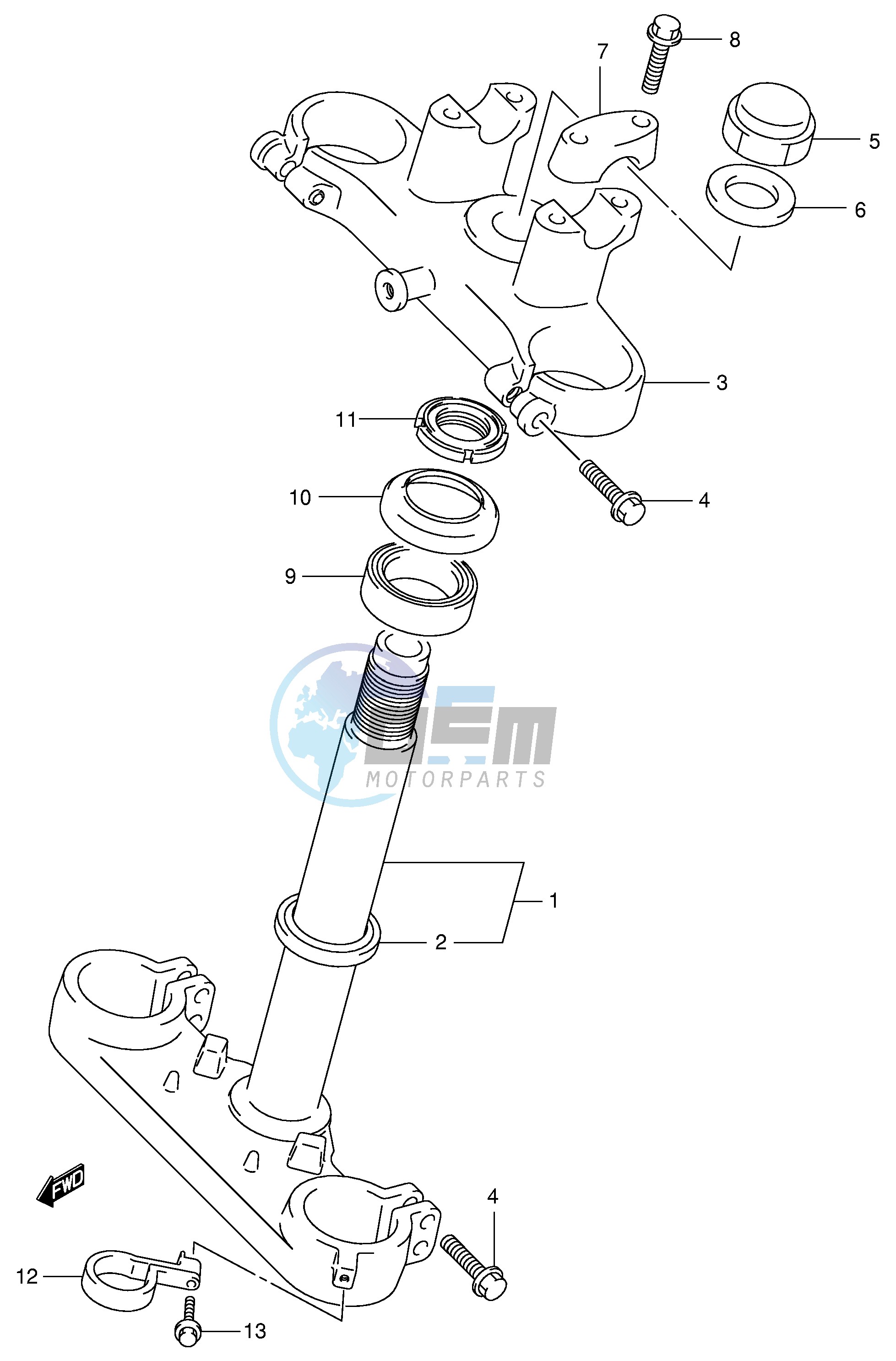 FRONT FORK BRACKET