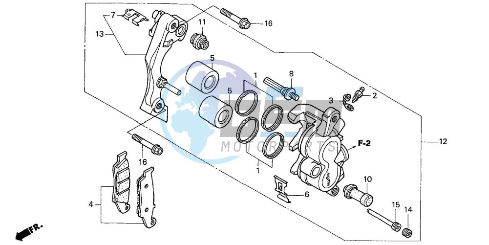 FRONT BRAKE CALIPER