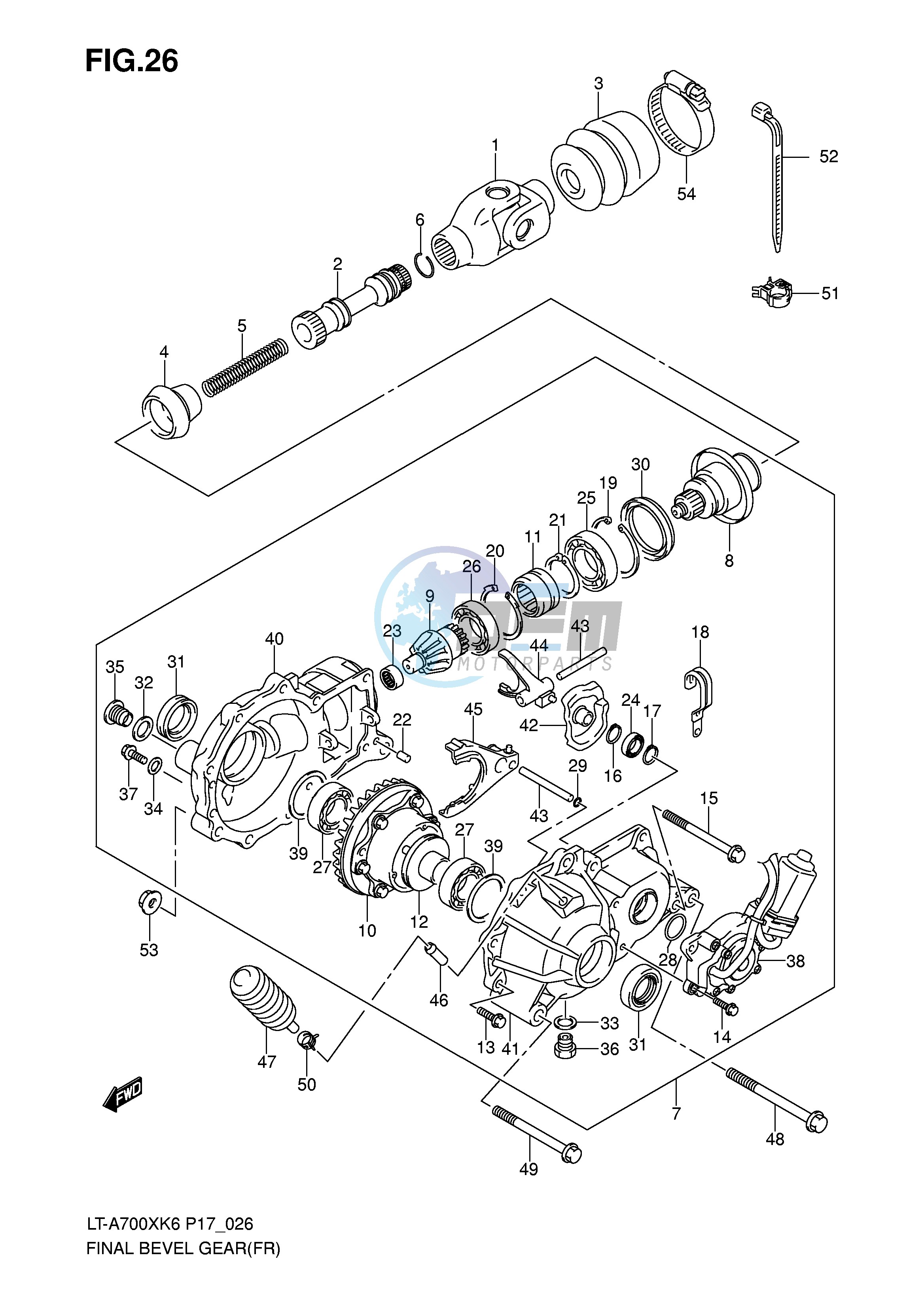 FINAL BEVEL GEAR (FRONT)