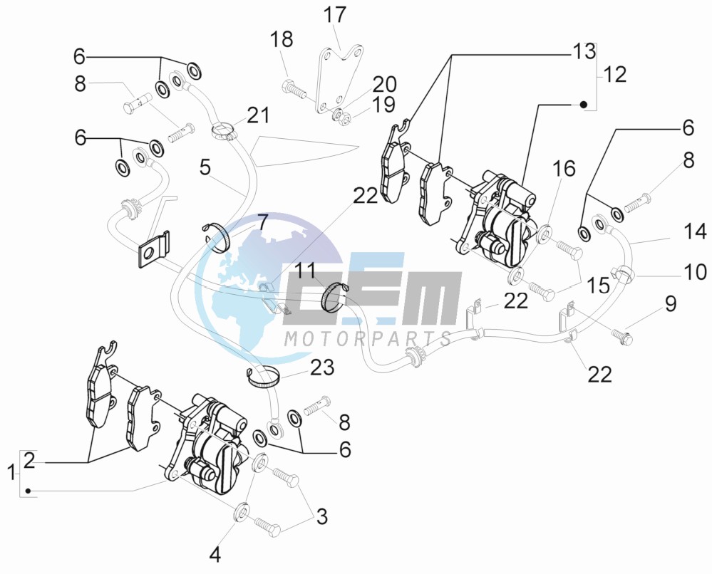 Brakes hose  - Calipers