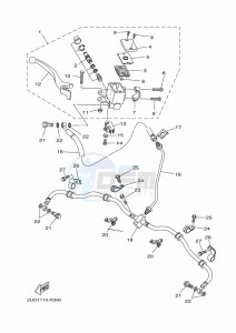 YFM700FWAD (BFEB) drawing FRONT MASTER CYLINDER