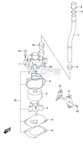 DF 150 drawing Water Pump