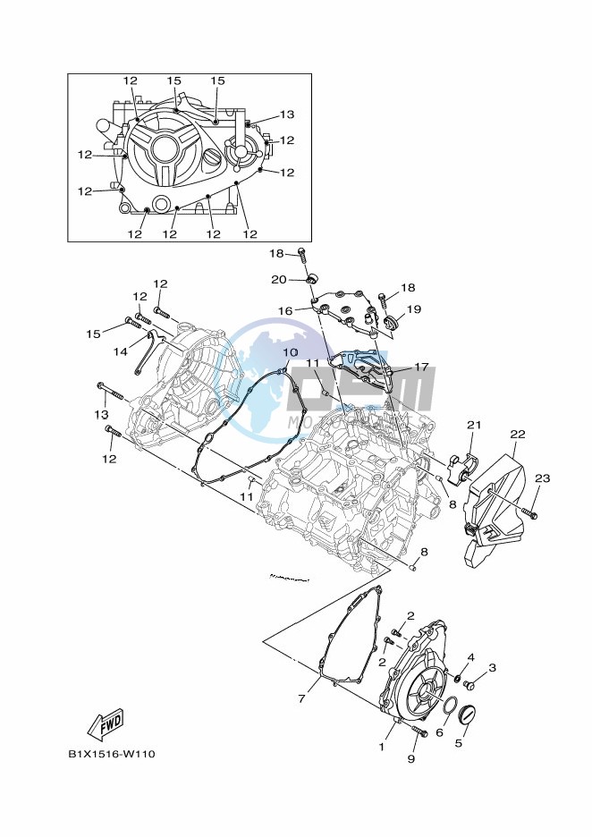 CRANKCASE COVER 1