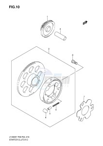 LT-Z90 (P28-P33) drawing STARTER CLUTCH