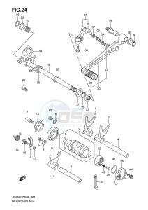 DL650 (E2) V-Strom drawing GEAR SHIFTING