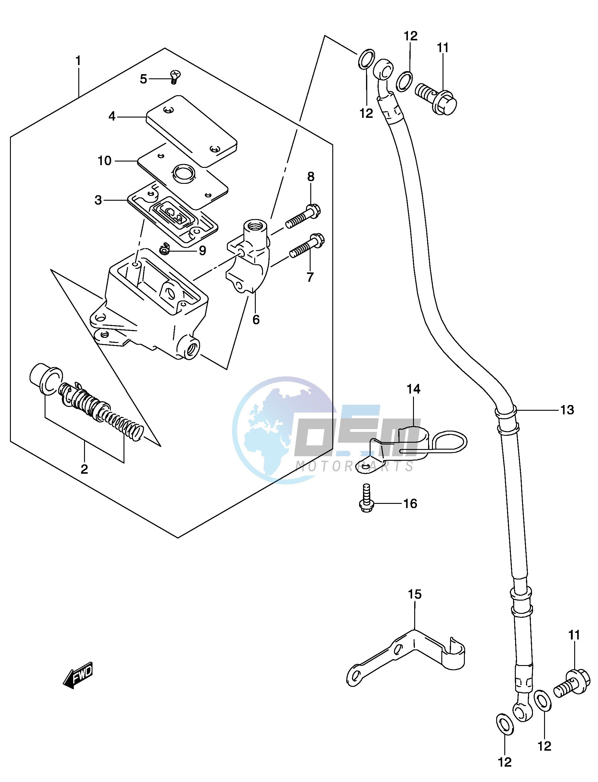 FRONT MASTER CYLINDER