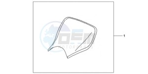 CBR1000RR9 Korea - (KO / MME) drawing E-SEAT