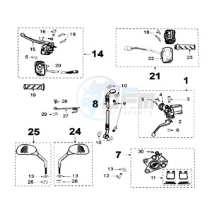 LUDIX 10 RLA drawing BRAKE CALIPER