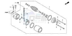 CBF1000S drawing STARTING MOTOR