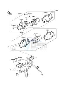 VERSYS KLE650A8F GB XX (EU ME A(FRICA) drawing Meter(s)