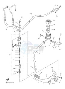 FZ8-SA 800 FZ8-S ABS (1BDA 1BDB) drawing REAR MASTER CYLINDER