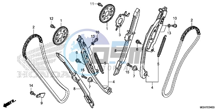 CAM CHAIN/ TENSIONER