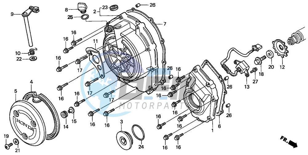 RIGHT CRANKCASE COVER