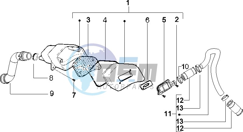 Secondairy air box