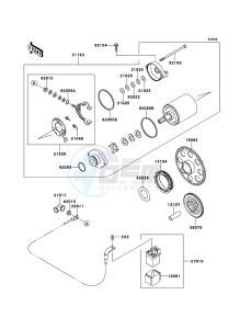 W800 EJ800ADF GB XX (EU ME A(FRICA) drawing Starter Motor